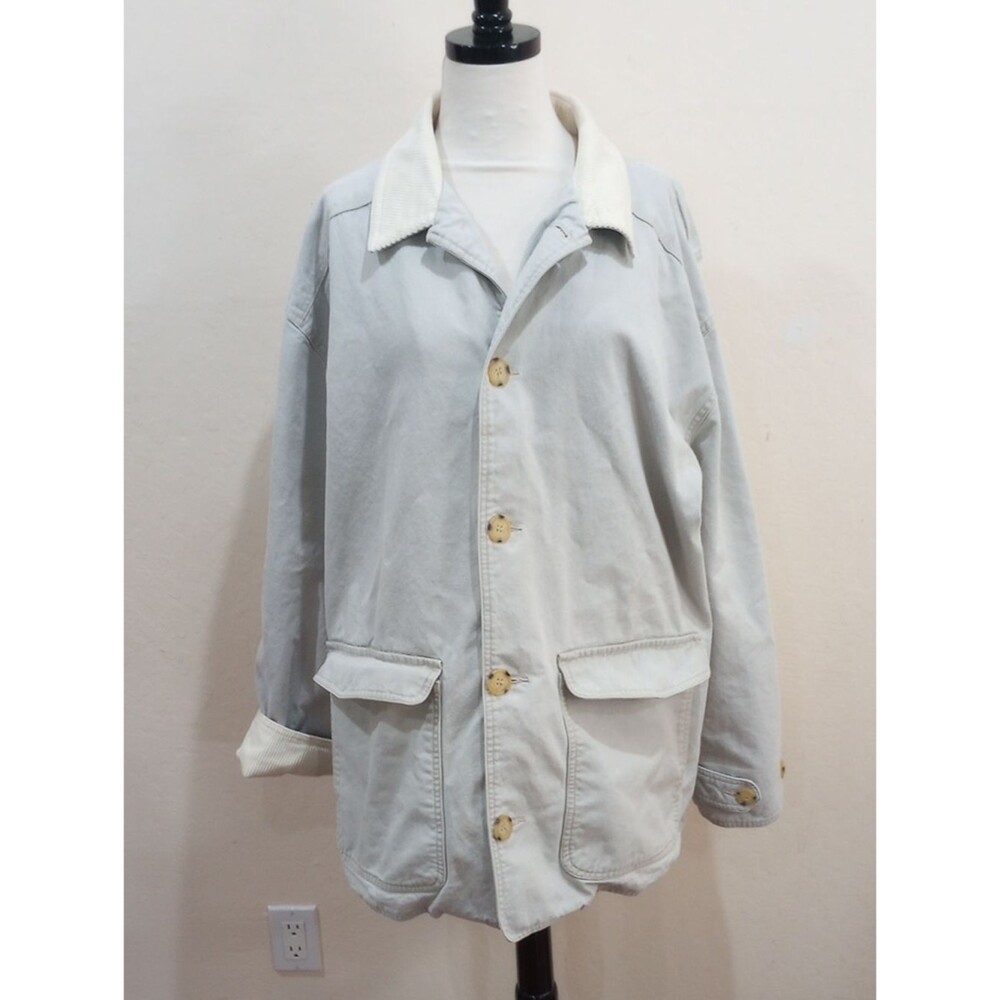 Smith And Hawken Gray Button Up Barn/Chore Coat, Size L